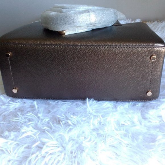 Kate Spade Eva Small Satchel Ash Metallic - Picture 13 of 13